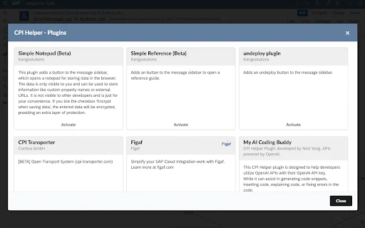 Download SAP CPI Helper Terbaru – Plugin Wajib Developer SAP - Screenshot 2