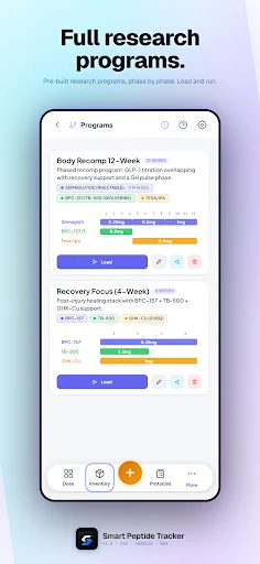 Unduh Smart Peptide Tracker Terbaru – Lacak Peptida Secara Mudah - Screenshot 3