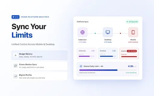StayFree: Kelola Waktu Layar & Blokir Distraksi Web Terbaik - Screenshot 3