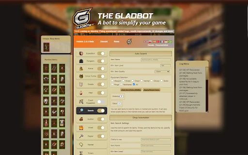 Download Gladiatus Bot Terbaru – Kelola Karakter Anda Otomatis - Screenshot 2