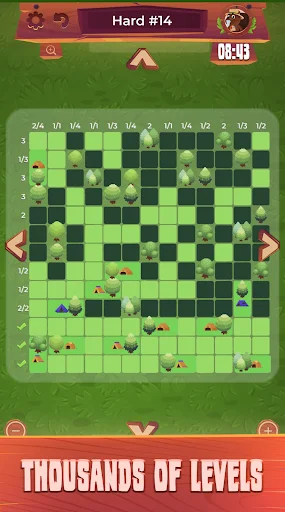 Download Real Tents & Trees Terbaru – Game Puzzle Logika Seru - Screenshot 5