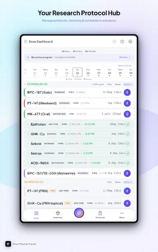 Unduh Smart Peptide Tracker Terbaru – Lacak Peptida Secara Mudah - Screenshot 9