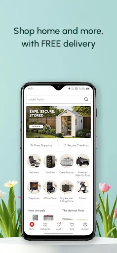 Download Aosom Online Shopping Terbaru – Furnitur Hemat & Praktis - Screenshot 1