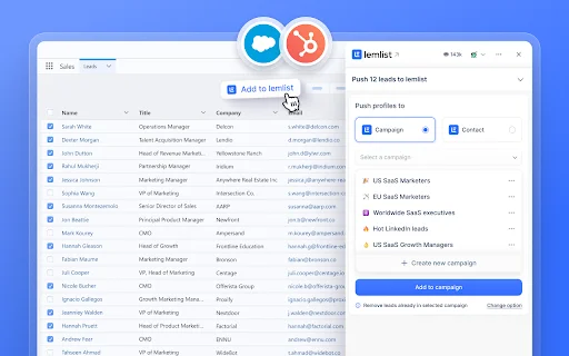 Download lemlist Chrome Extension – Automasi Email & CRM Terbaik - Screenshot 2