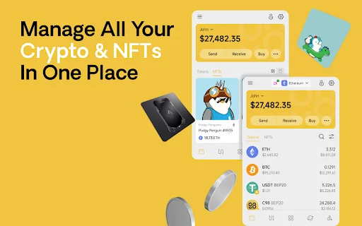 Download Coin98 Wallet Extension – Dompet Kripto & DeFi Aman - Screenshot 3
