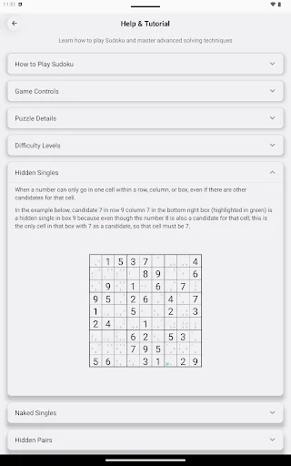 Download Sudoku Trainer! Terbaru – Pelajari Teknik Sudoku Gratis - Screenshot 15