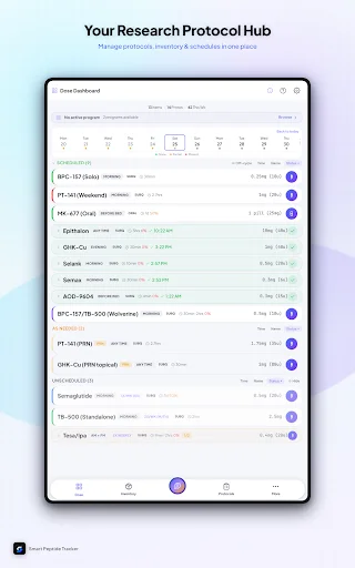 Unduh Smart Peptide Tracker Terbaru – Lacak Peptida Secara Mudah - Screenshot 16