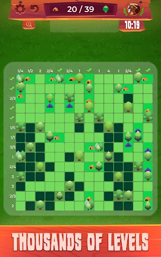 Download Real Tents & Trees Terbaru – Game Puzzle Logika Seru - Screenshot 12