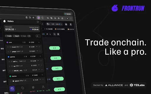 Download Frontrun Terbaru – AI Co-pilot Trading Crypto Terbaik - Screenshot 1