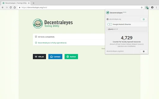 Download Decentraleyes Terbaru – Lindungi Privasi Anda Gratis - Screenshot 3