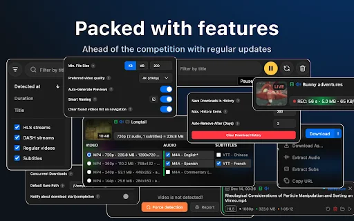 MAX Video Downloader – Download HLS, DASH, MP4 Gratis - Screenshot 4