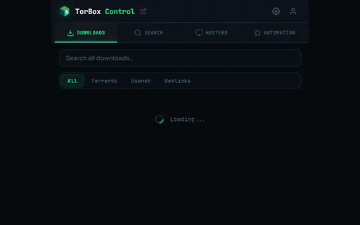 TorBox Control: Kelola Download Anda dengan Cepat dan Aman - Screenshot 1