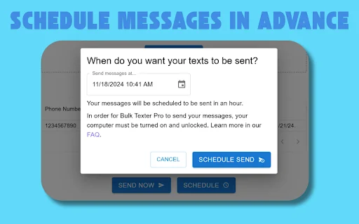 Bulk Texter Pro – Kirim Pesan Massal Efisien & Personal - Screenshot 3