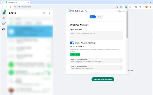 WA Bulk Sender Pro – Kirim Pesan WhatsApp Massal Tercepat - Screenshot 1