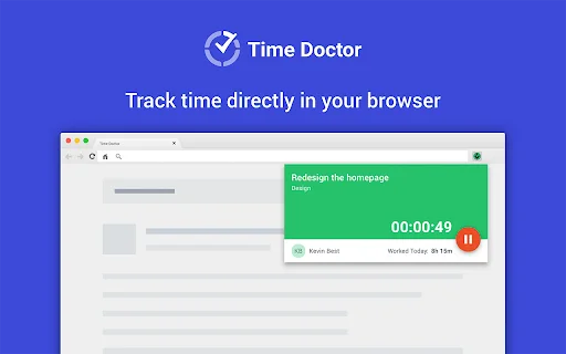 Download Time Doctor Chrome Extension Terbaru – Pelacak Waktu Gratis - Screenshot 2