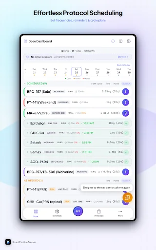 Unduh Smart Peptide Tracker Terbaru – Lacak Peptida Secara Mudah - Screenshot 12