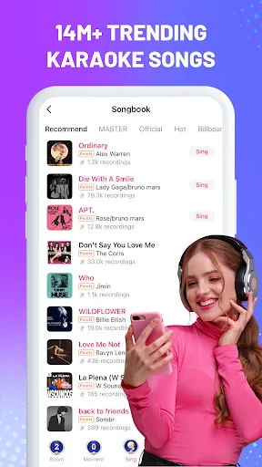 Download StarMaker Karaoke Terbaru – Aplikasi Nyanyi & Duet Seru - Screenshot 3