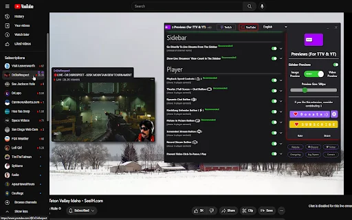 Previews: Ekstensi Twitch, YouTube & Kick Terbaik – Unduh Gratis - Screenshot 2