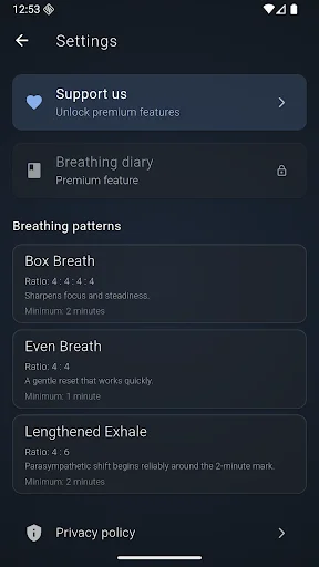 Download Just Breathe Now – Teknik Pernapasan Box Breathing Gratis - Screenshot 5