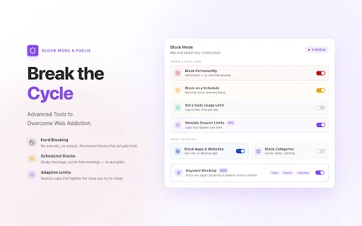 StayFree: Kelola Waktu Layar & Blokir Distraksi Web Terbaik - Screenshot 5