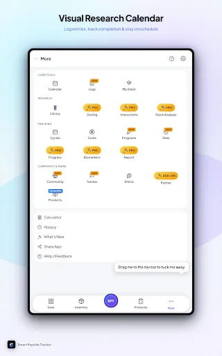 Unduh Smart Peptide Tracker Terbaru – Lacak Peptida Secara Mudah - Screenshot 13
