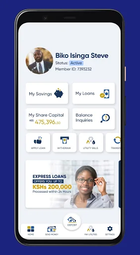 Unduh KB Connect Terbaru – Aplikasi Perbankan Sacco Aman & Mudah - Screenshot 1