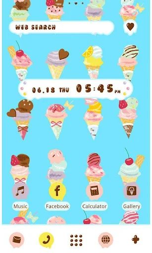 Download Tema I Scream for Ice Cream! Terbaru – Gratis - Screenshot 1