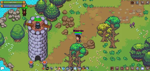 Download Definya: 2D MMORPG Terbaru – Main RPG Klasik Gratis - Screenshot 3