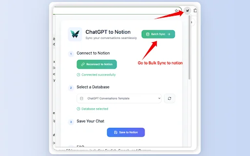 Simpan Chat ChatGPT ke Notion – Ekspor & Sinkronisasi Mudah - Screenshot 2