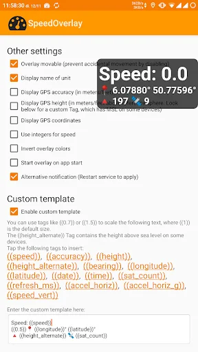 Download Speed Overlay Terbaru – Speedometer GPS Akurat - Screenshot 3