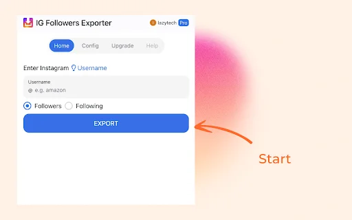 Download IG Followers Exporter Terbaru – Ekspor Data Instagram - Screenshot 1