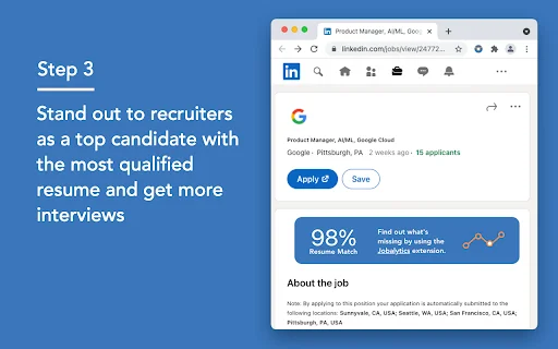 Jobalytics: Analisis Kata Kunci Resume & Lolos ATS Gratis - Screenshot 3