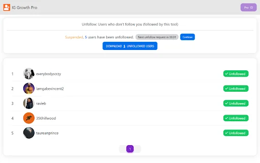 IG Growth Pro Terbaru – Tool Auto Follow Instagram Gratis - Screenshot 4