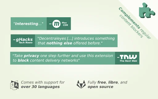 Download Decentraleyes Terbaru – Lindungi Privasi Anda Gratis - Screenshot 2