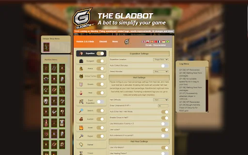 Download Gladiatus Bot Terbaru – Kelola Karakter Anda Otomatis - Screenshot 1