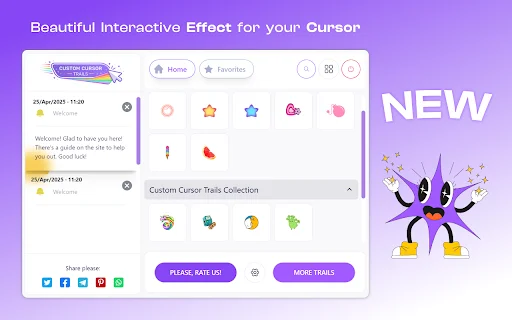 Download Cursor Trails Terbaru – Kustomisasi Kursor Lucu Gratis - Screenshot 1