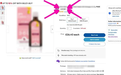 eBay Sold History Button – Lihat Riwayat Penjualan eBay - Screenshot 1