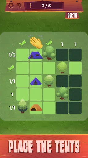 Download Real Tents & Trees Terbaru – Game Puzzle Logika Seru - Screenshot 3