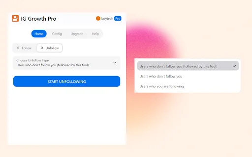 IG Growth Pro Terbaru – Tool Auto Follow Instagram Gratis - Screenshot 2