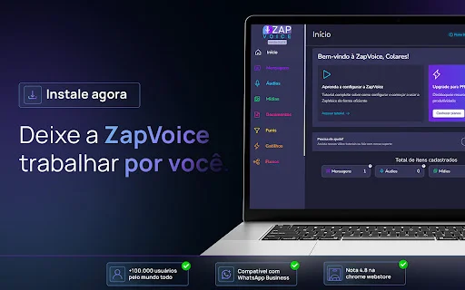 Download ZapVoice Terbaru – Optimalkan WhatsApp Web & Penjualan - Screenshot 5