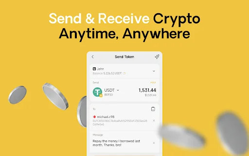 Download Coin98 Wallet Extension – Dompet Kripto & DeFi Aman - Screenshot 5
