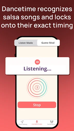 Download Dancetime – Salsa Beat Finder Terbaru – Aplikasi Penari - Screenshot 1