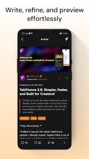 Download YakiHonne APK Terbaru – Klien Sosial Nostr & Bitcoin - Screenshot 4