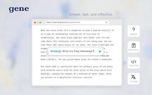 Download Ask Gene AI – Asisten AI Terbaik & Cerdas di Browser - Screenshot 1
