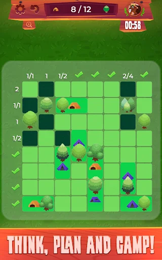 Download Real Tents & Trees Terbaru – Game Puzzle Logika Seru - Screenshot 14