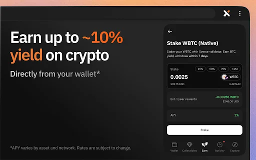 Download Xverse Bitcoin Wallet: Kelola BTC, Ordinals & Runes Aman - Screenshot 3