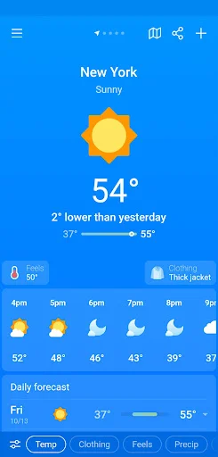 Download Weather & Clima Terbaru – Aplikasi Cuaca Akurat Gratis - Screenshot 1