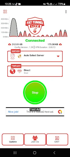 Download Fat Tunnel Lite Terbaru – VPN Cepat & Aman Gratis - Screenshot 1