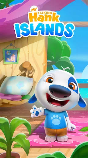 Download My Talking Hank: Islands Terbaru – Petualangan Seru - Screenshot 24