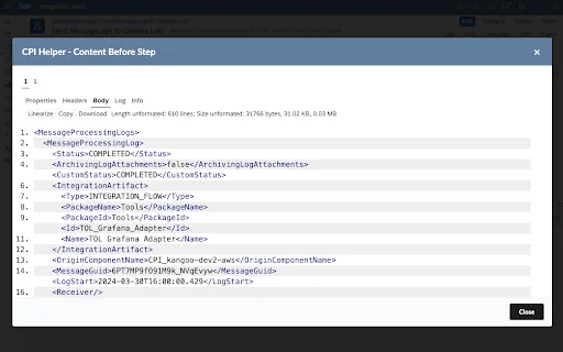 Download SAP CPI Helper Terbaru – Plugin Wajib Developer SAP - Screenshot 3